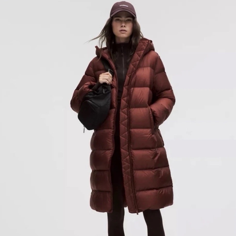 Lululemon Featherweight 900 Down Fill Long Puffer Jacket Rockwood New with Tags